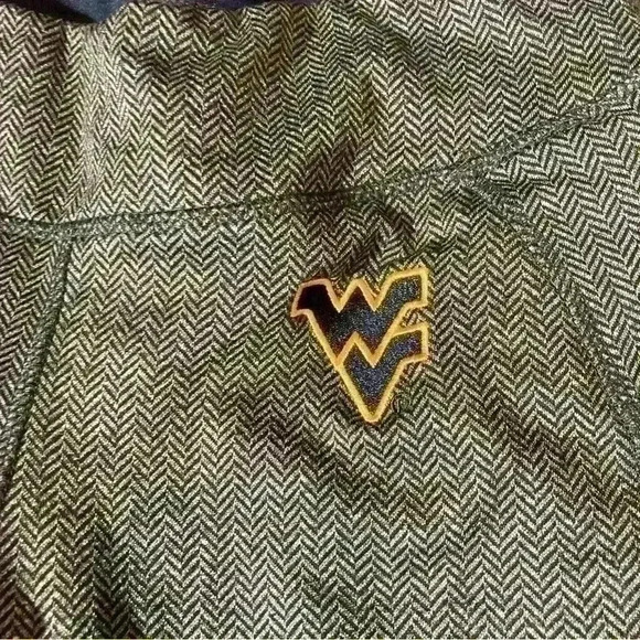 Colosseum Own The Stands Active College Crop Leggings -WVU Size M - Picture 3 of 8